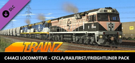 Trainz 2019 DLC - CFCLA, RailFirst, Freightliner GE C44aci Pack banner image