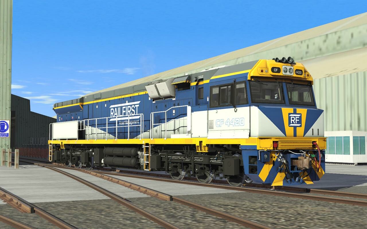 Trainz 2019 DLC - CFCLA, RailFirst, Freightliner GE C44aci Pack Featured Screenshot #1