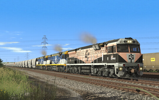 Trainz 2019 DLC - CFCLA, RailFirst, Freightliner GE C44aci Pack