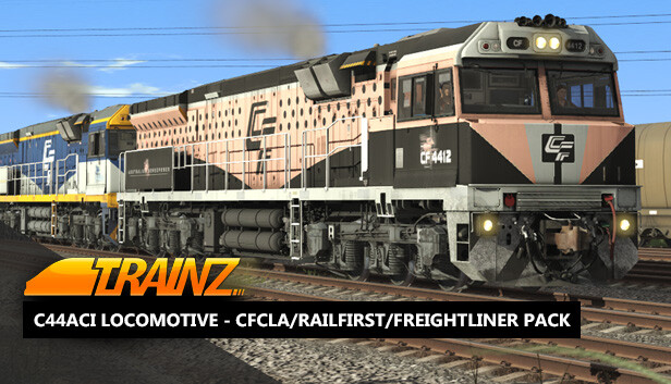 Trainz Plus DLC - CFCLA, RailFirst, Freightliner GE C44aci Pack on
