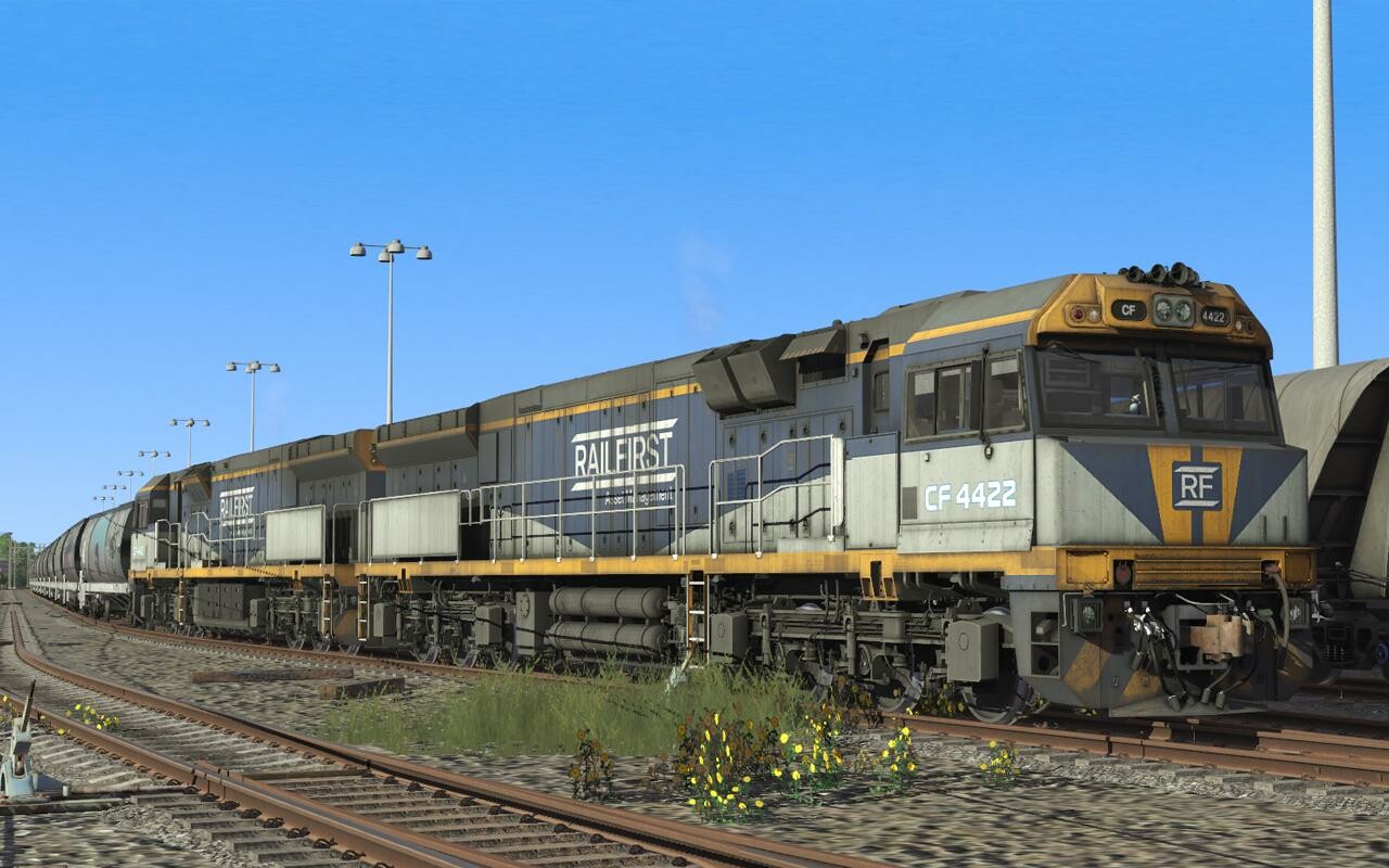 Trainz 2022 DLC - CFCLA, RailFirst, Freightliner GE C44aci Pack Featured Screenshot #1