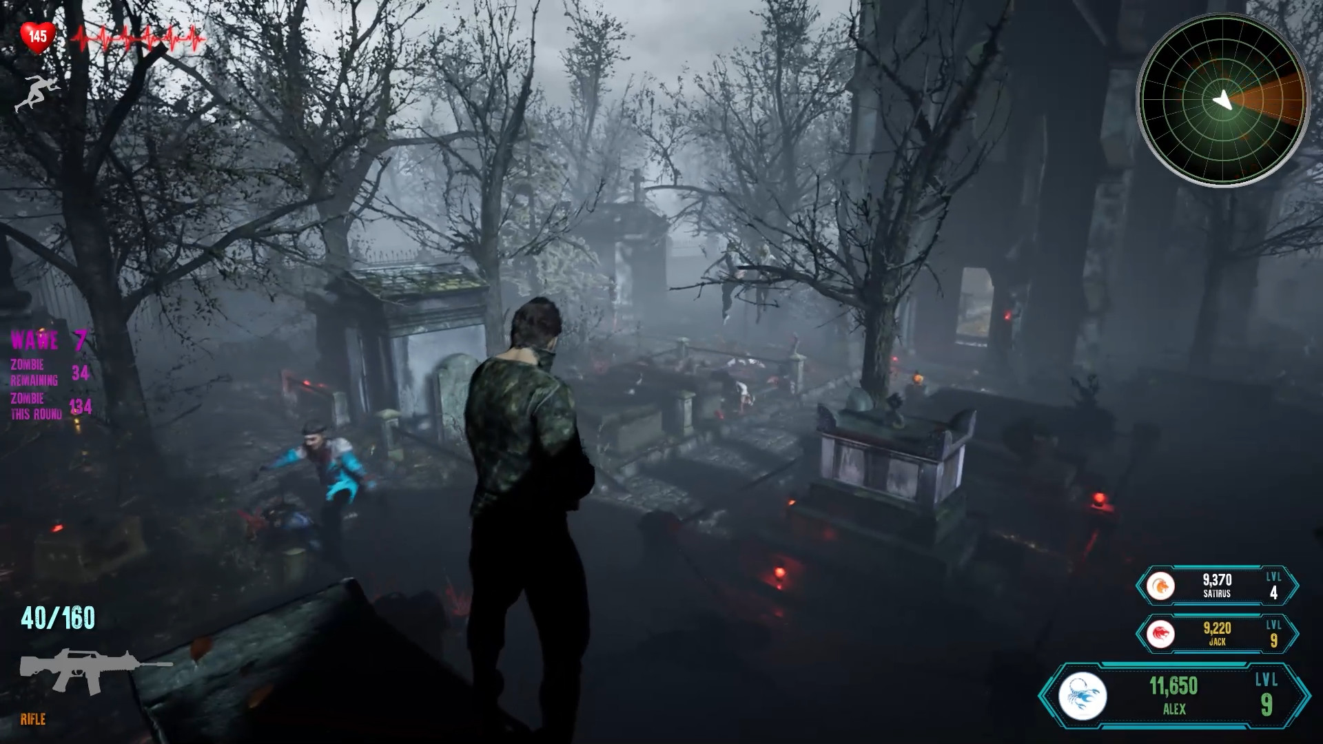 Famished zombies: Decisive extermination