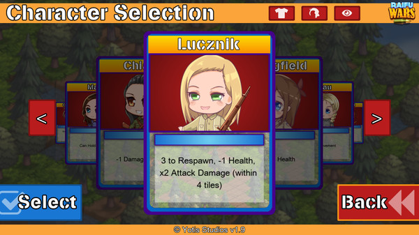 Raifu Wars - Lucznik Character screenshot 4