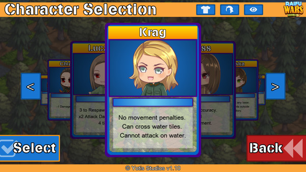Raifu Wars - Krag Character screenshot 2