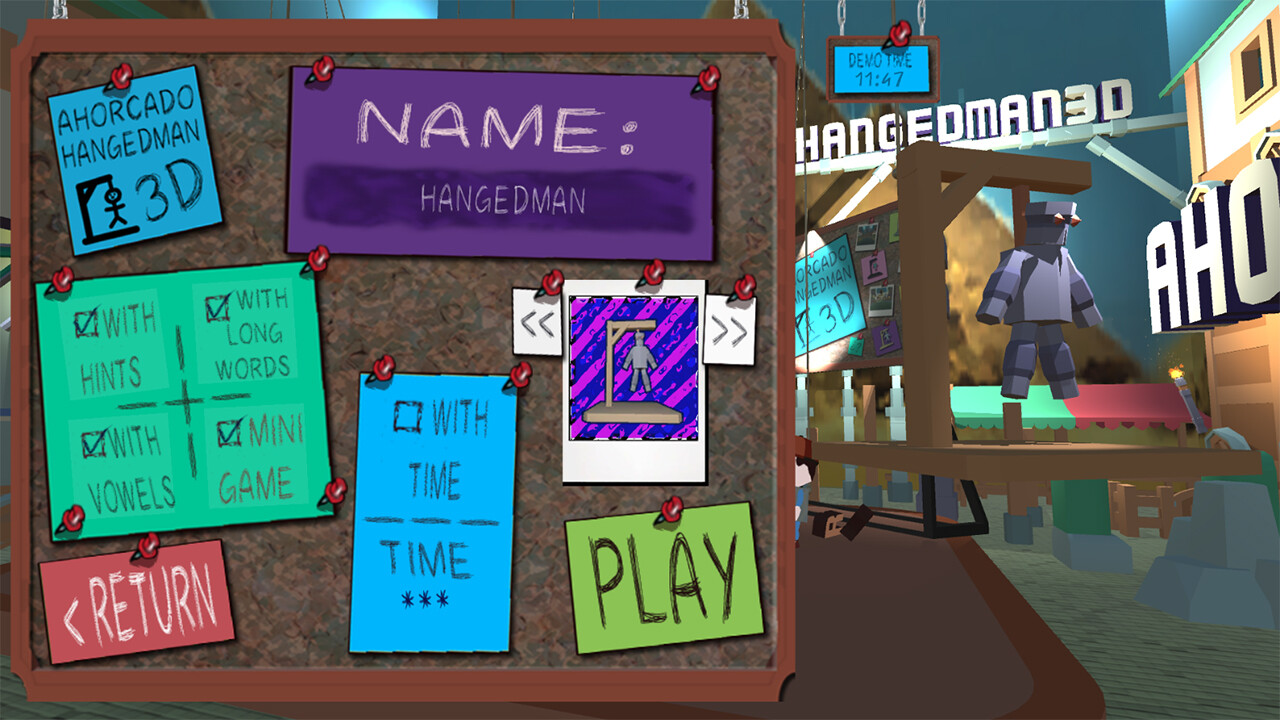 Ahorcado 3D - Hangedman 3D screenshot #4