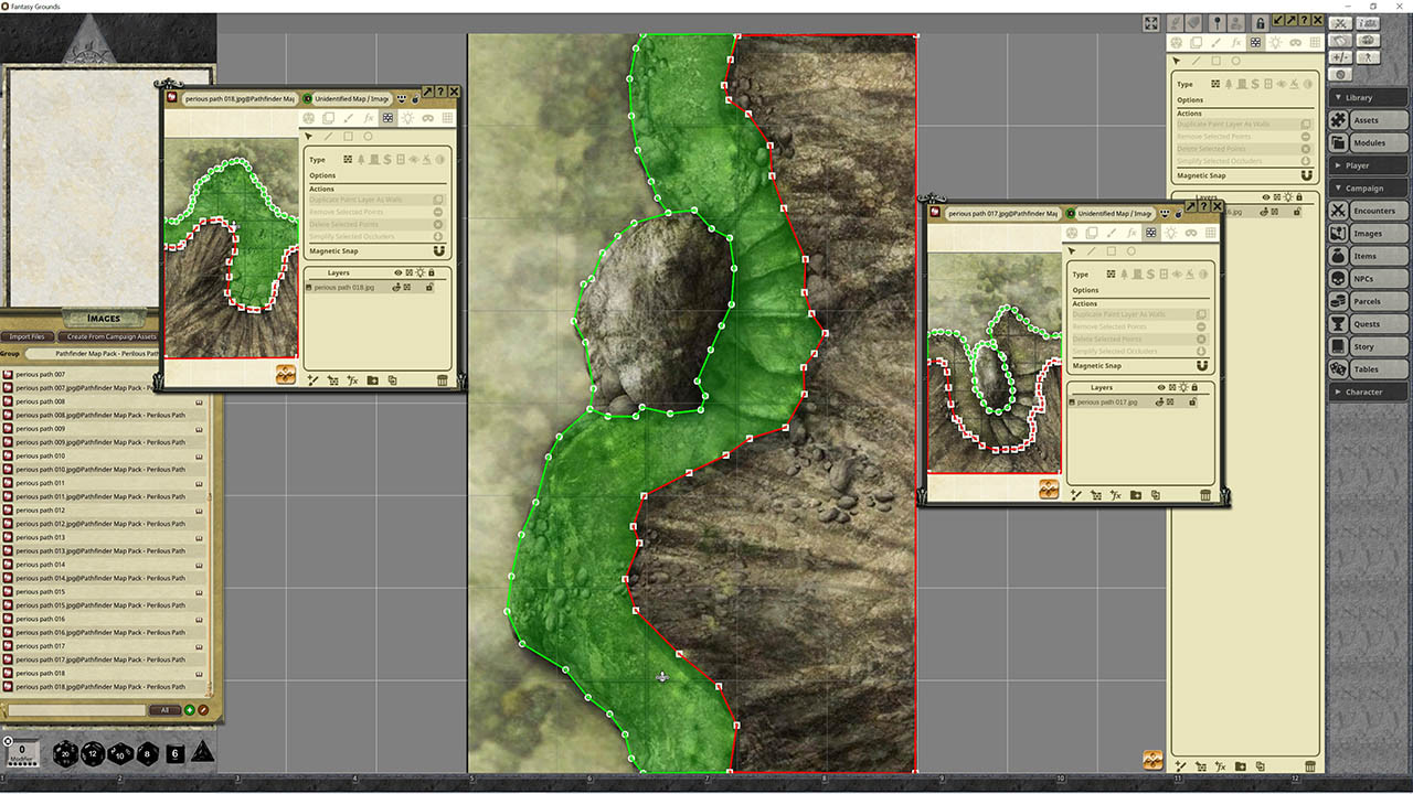 Fantasy Grounds - Pathfinder RPG - Map Pack: Perilous pathsのスクリーンショット 1