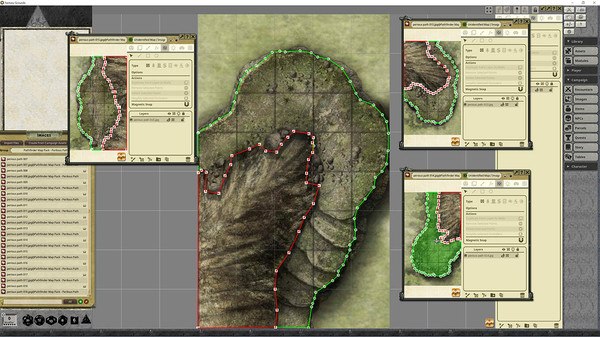 Fantasy Grounds - Pathfinder RPG - Map Pack: Perilous paths