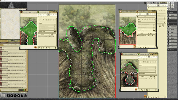 Fantasy Grounds - Pathfinder RPG - Map Pack: Perilous paths
