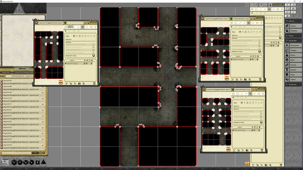 Fantasy Grounds - Pathfinder RPG - Map Pack: Labyrinth