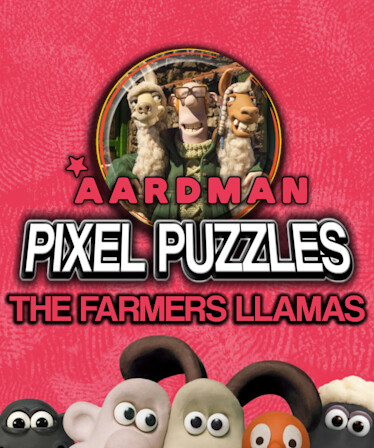 Pixel Puzzles Aardman Jigsaws: The Farmers Llamas