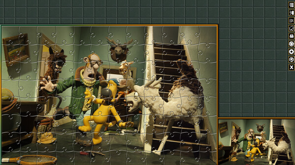 Pixel Puzzles Aardman Jigsaws: The Farmers Llamas