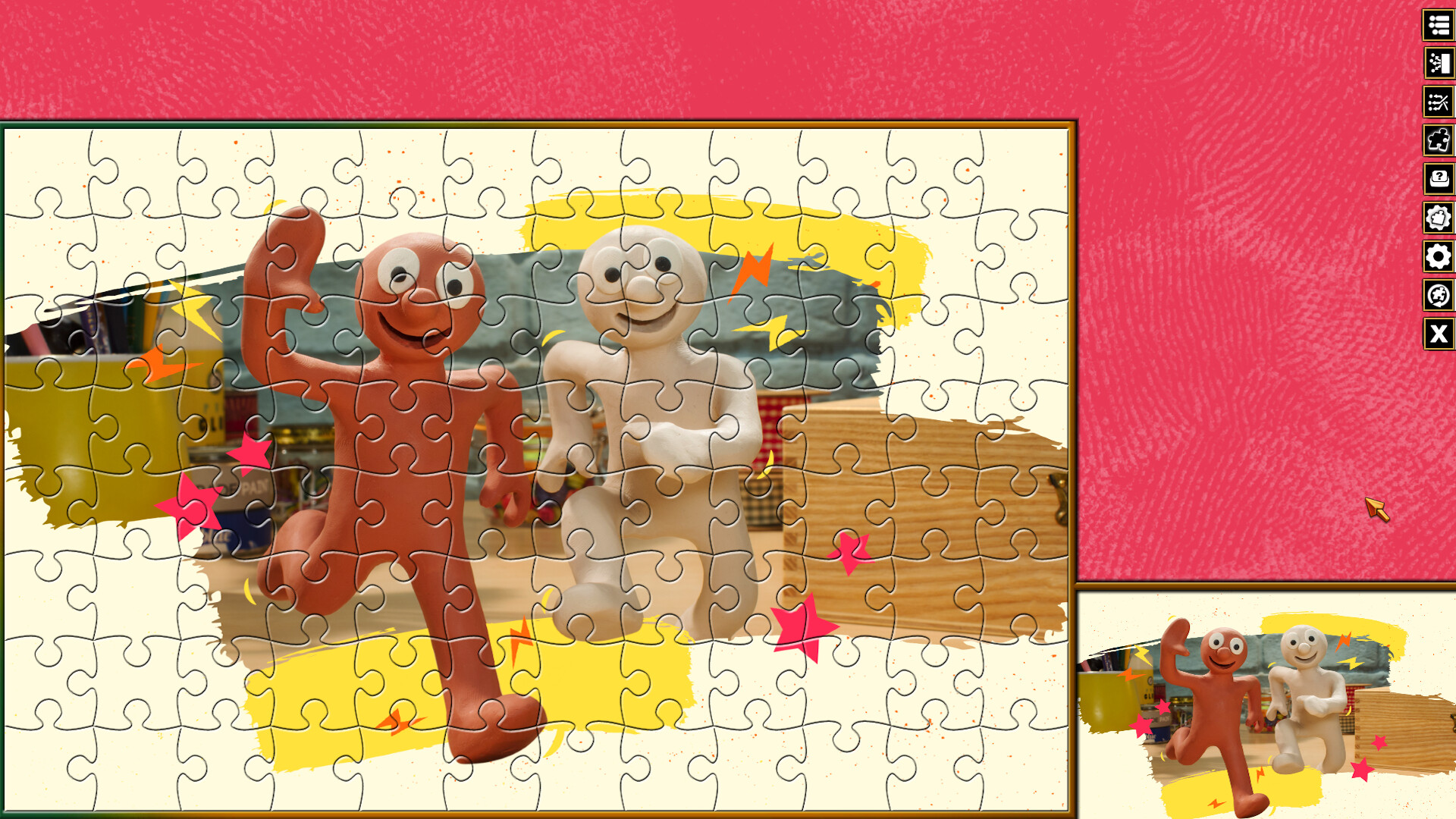 Pixel Puzzles Aardman Jigsaws: Morph Featured Screenshot #1