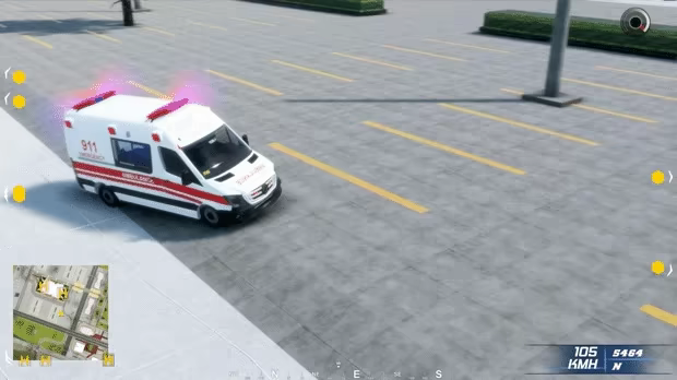 Ambulance Emergency Simulation video 6