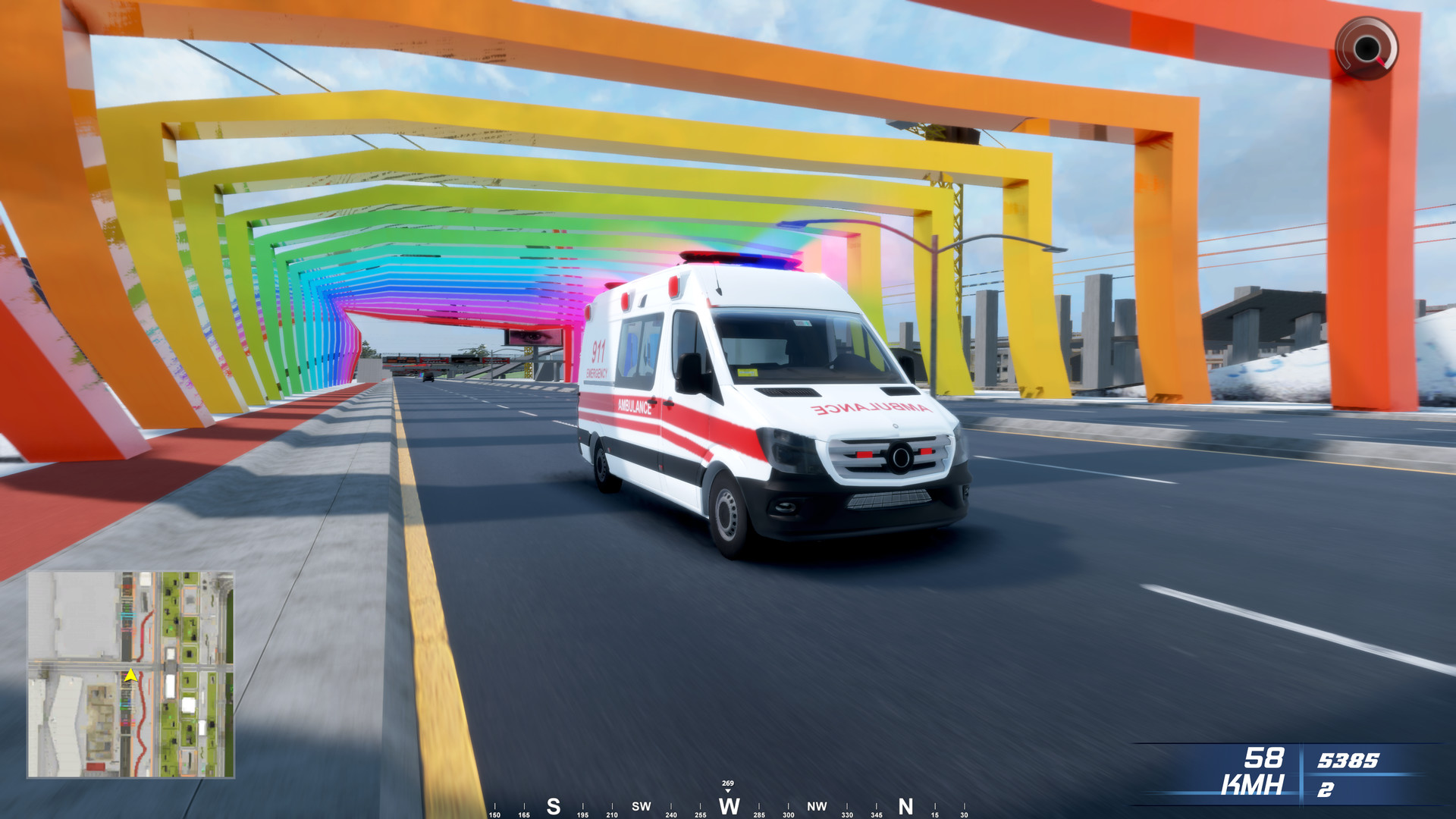 Ambulance Emergency Simulation screenshot 1