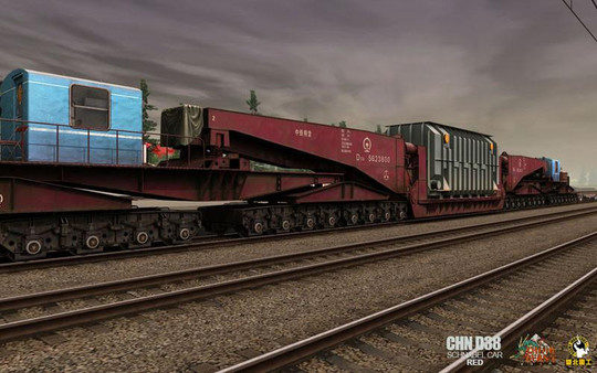Trainz 2022 DLC - China D38 Schnabel Car - Full Pack