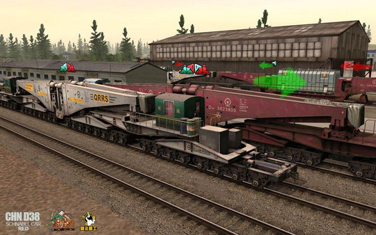 Trainz 2022 DLC - China D38 Schnabel Car - Full Pack