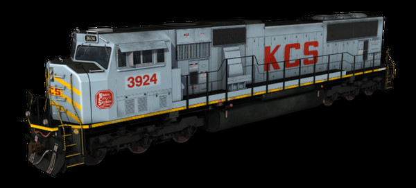 Trainz 2022 DLC - Kansas City Southern - EMD SD70MAC - Grey Featured Screenshot #1