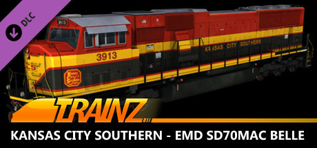Trainz 2022 DLC - Kansas City Southern - EMD SD70MAC BELLE