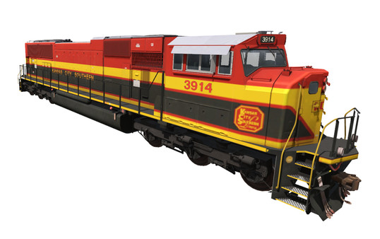 Trainz 2022 DLC - Kansas City Southern - EMD SD70MAC BELLE
