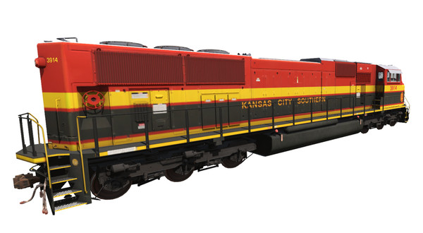 Trainz 2022 DLC - Kansas City Southern - EMD SD70MAC BELLE