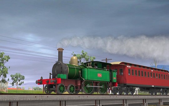 Trainz Plus DLC - VR M Class 4-4-0 - Early 2 Tone Green