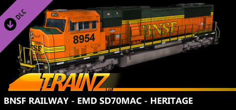 Trainz Plus DLC - BNSF Railway - EMD SD70MAC - Heritage banner image