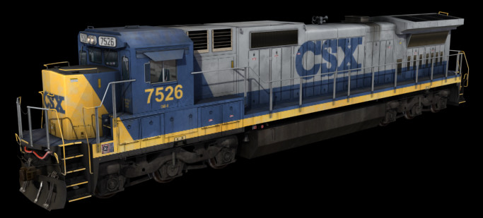 Trainz Plus DLC - CSX Transportation - GE C40-8 Featured Screenshot #1