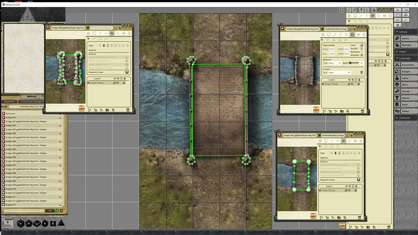 Fantasy Grounds - Pathfinder RPG - Map Pack: Bridges