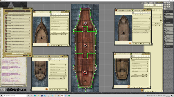 Fantasy Grounds - Pathfinder RPG - Map Pack: Armada