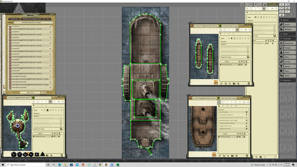 Fantasy Grounds - Pathfinder RPG - Map Pack: Armada