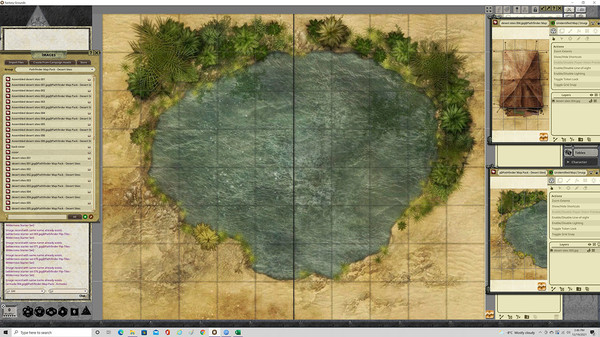 Fantasy Grounds - Pathfinder RPG - Map Pack: Desert Sites