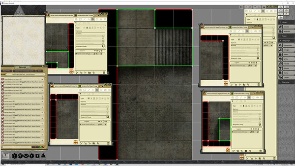 Fantasy Grounds - Pathfinder RPG - Map Pack: Secret Rooms