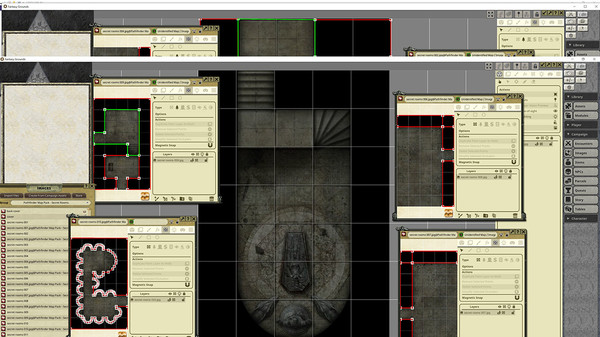Fantasy Grounds - Pathfinder RPG - Map Pack: Secret Rooms
