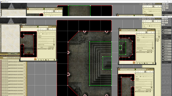 Fantasy Grounds - Pathfinder RPG - Map Pack: Secret Rooms