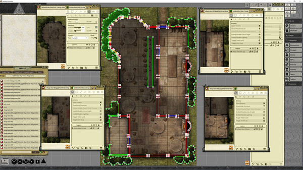 Fantasy Grounds - Pathfinder RPG - Map Pack: Village Sites