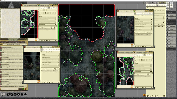 Fantasy Grounds - Pathfinder RPG - Map Pack - Fungus Forest