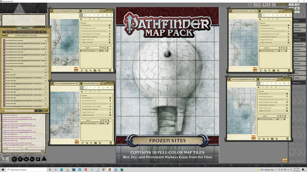 Fantasy Grounds - Pathfinder RPG - Map Pack - Frozen Sites