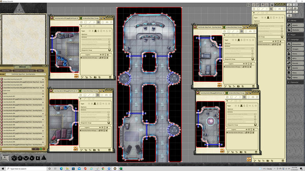 Fantasy Grounds - Pathfinder RPG - Map Pack - Starship Decks