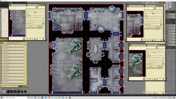 Fantasy Grounds - Pathfinder RPG - Map Pack - Starship Decks
