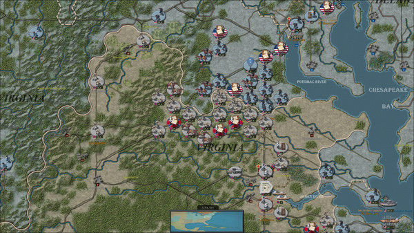 Screenshot z Strategic Command: American Civil War