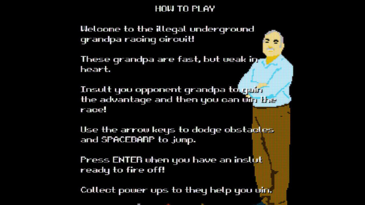 #5. Super Ride Grandpa (Steam) By: Obvious Plant