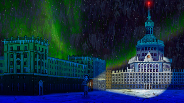 Norgame. Polar night city. Demo screenshot 1