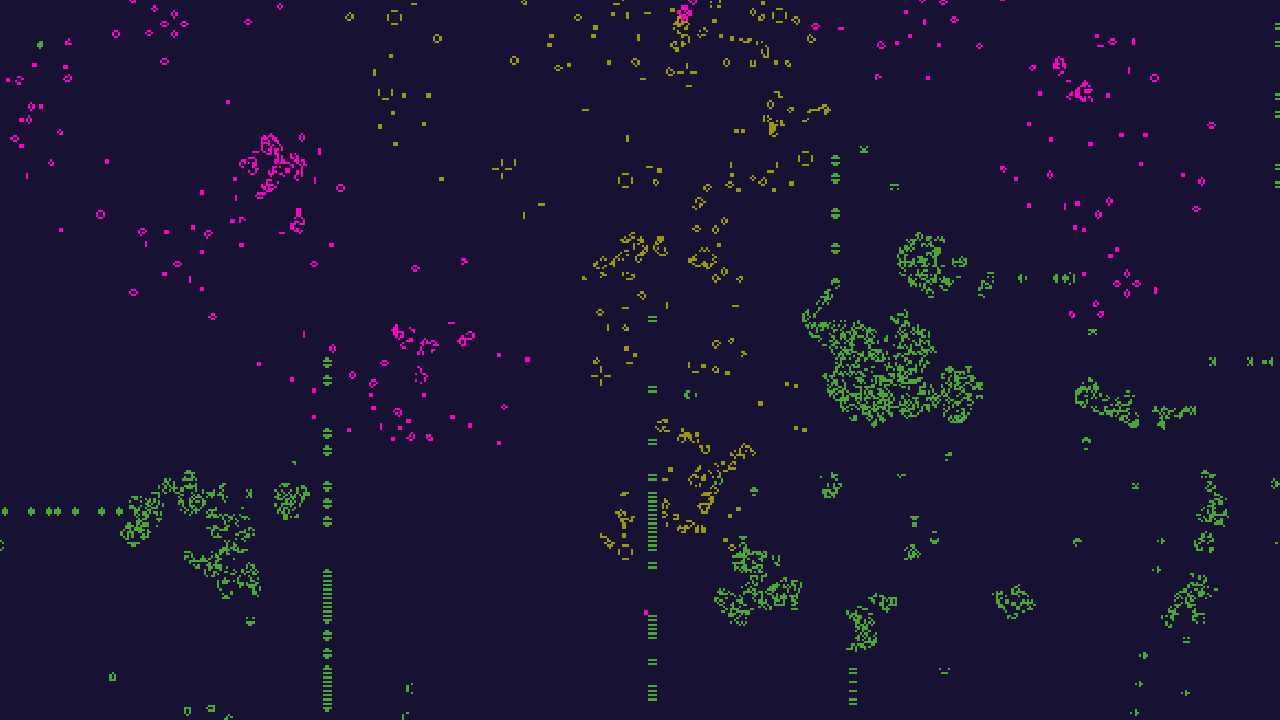 #4. Automata Ecosystem - Cellular Automata Simulation (Steam) โดย: Giuseppe La Malfa