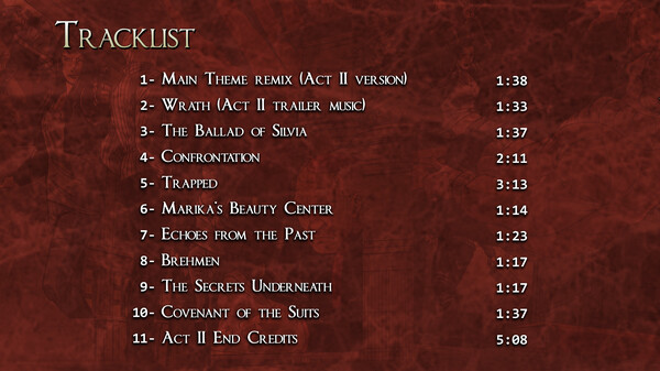Shadows on the Vatican - Act II: Wrath Original Soundtrack
