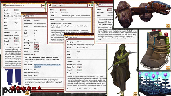 Fantasy Grounds - Pathfinder 2 RPG - Guns & Gears