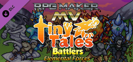 RPG Maker MV - MT Tiny Tales Battlers - Elemental Forces banner image