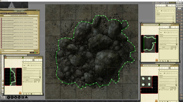 Fantasy Grounds - Pathfinder RPG - Flip-Tiles - Dungeon Perils Expansion