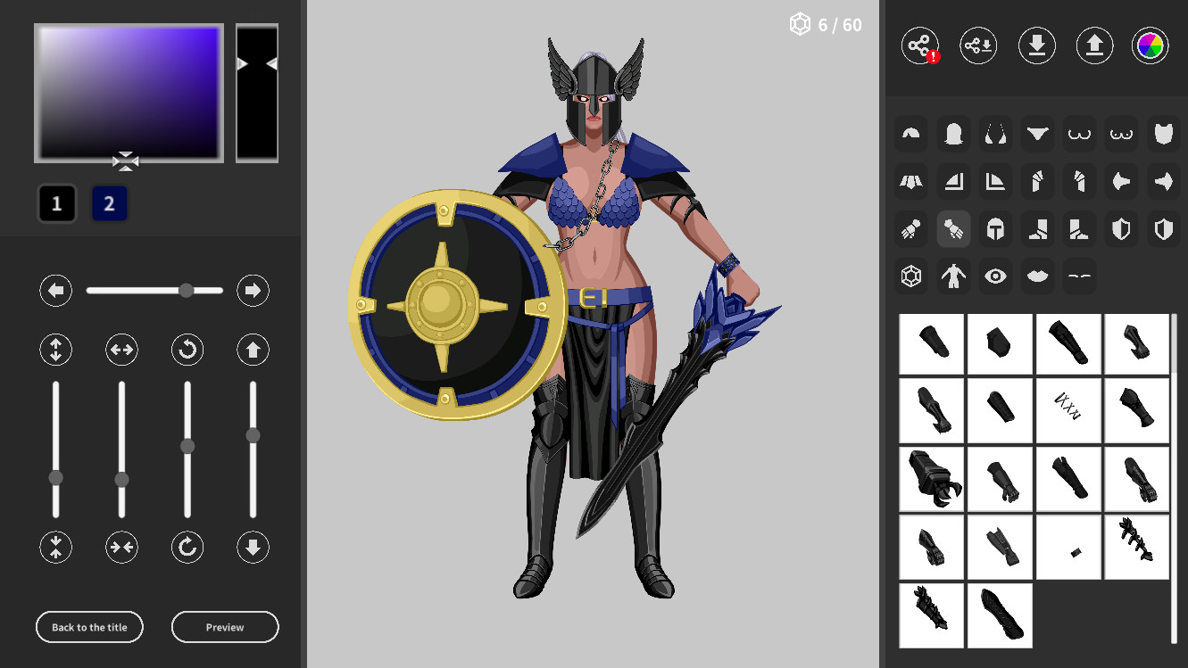 Armor Girl Simulator screenshot #1