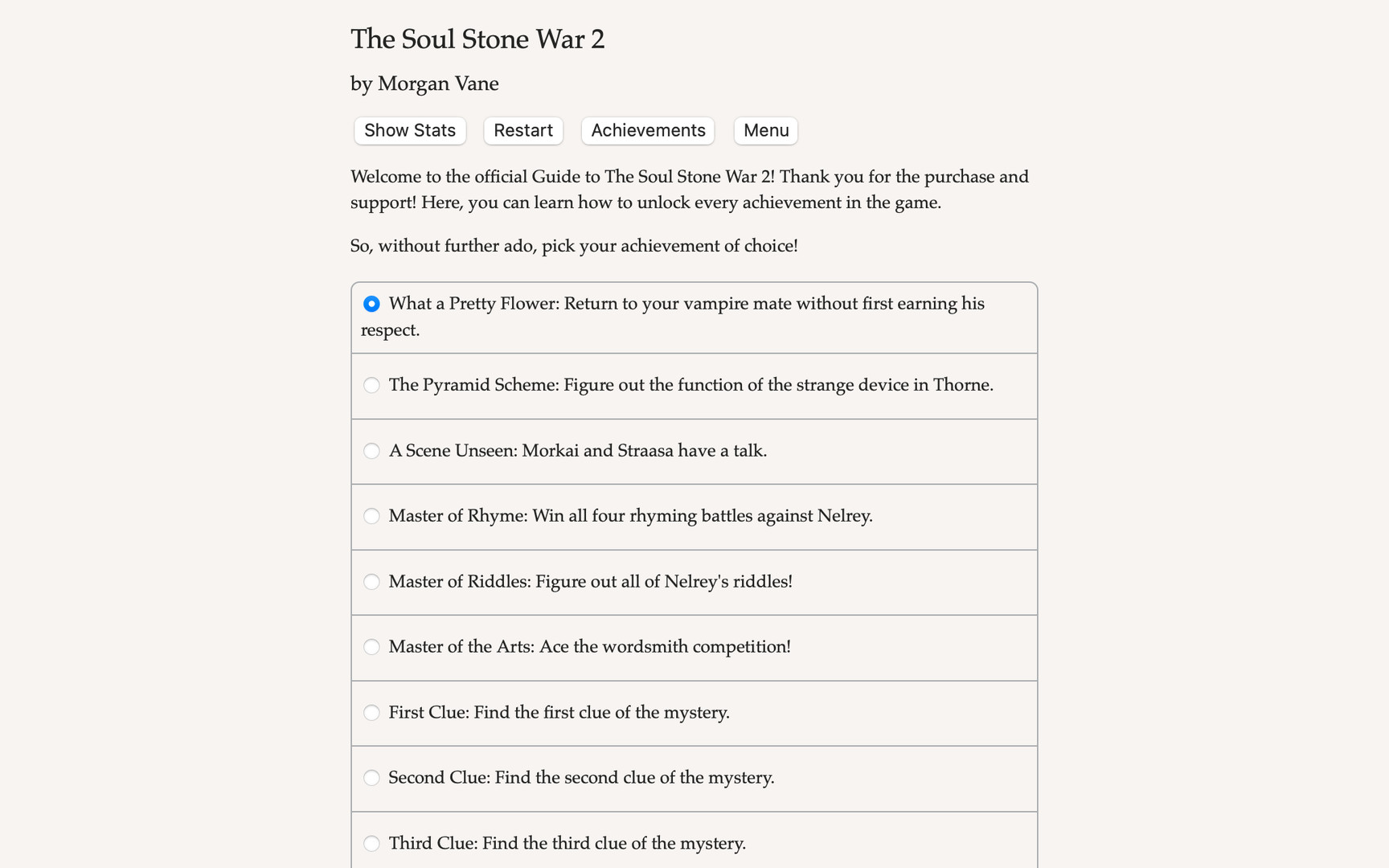 The Soul Stone War 2 - Achievements Guide Featured Screenshot #1