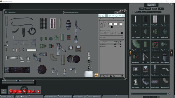 Fantasy Grounds - FG Modern Industrial Map Pack 2
